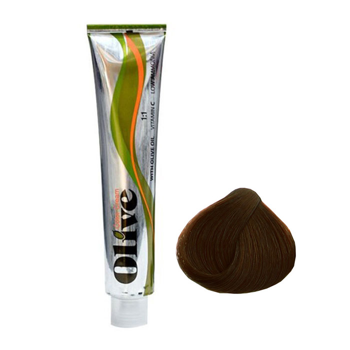 رنگ مو الیو شماره 5.5 سری طلایی رنگ قهوه ای طلایی روشن Olive
