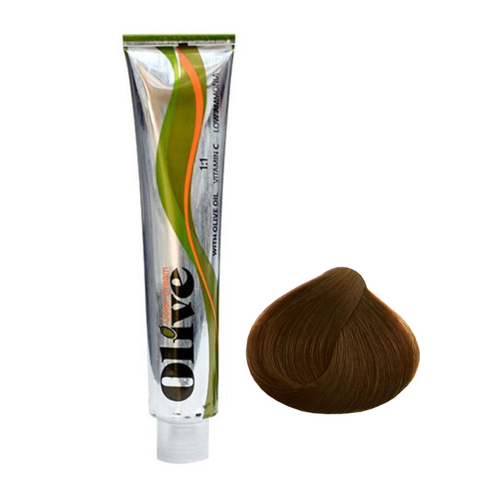 رنگ مو الیو شماره 6.5 سری طلایی رنگ بلوند طلایی تیره Olive