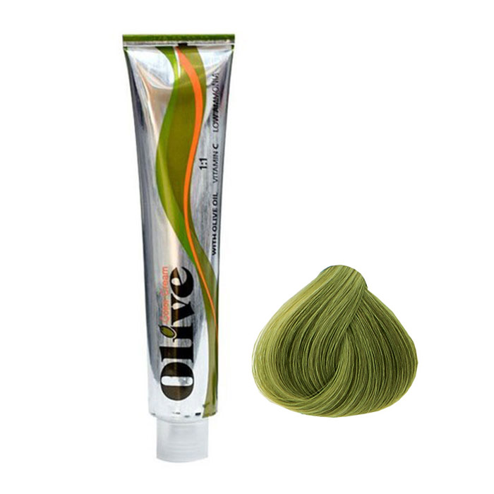 رنگ مو الیو شماره 8.3 سری زیتونی رنگ بلوند زیتونی روشن Olive