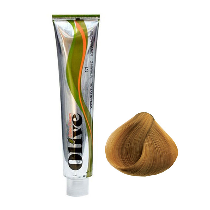 رنگ مو الیو شماره 9.5 سری طلایی بلوند بسیار روشن Olive